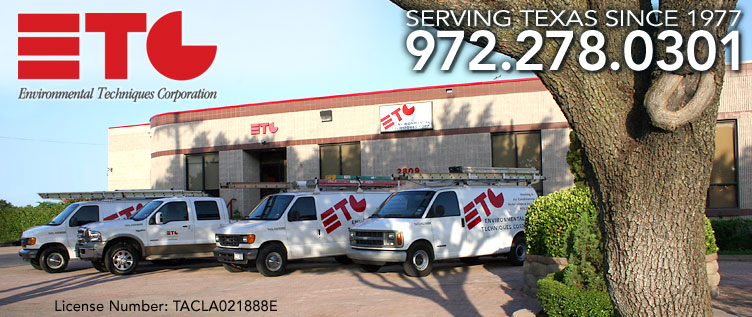 ENVIRONMENTAL TECHNIQUES CORP. - Serving Texas Since 1977 - 972.278.0301